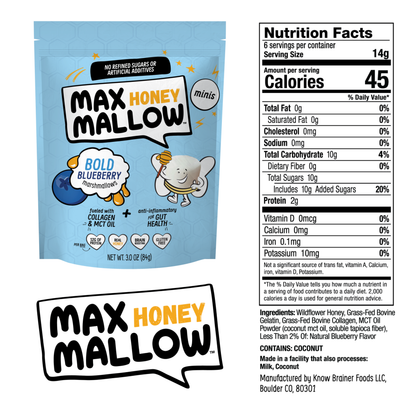 Max Sweets - MAX HONEY Bold Blueberry Mini Mallows