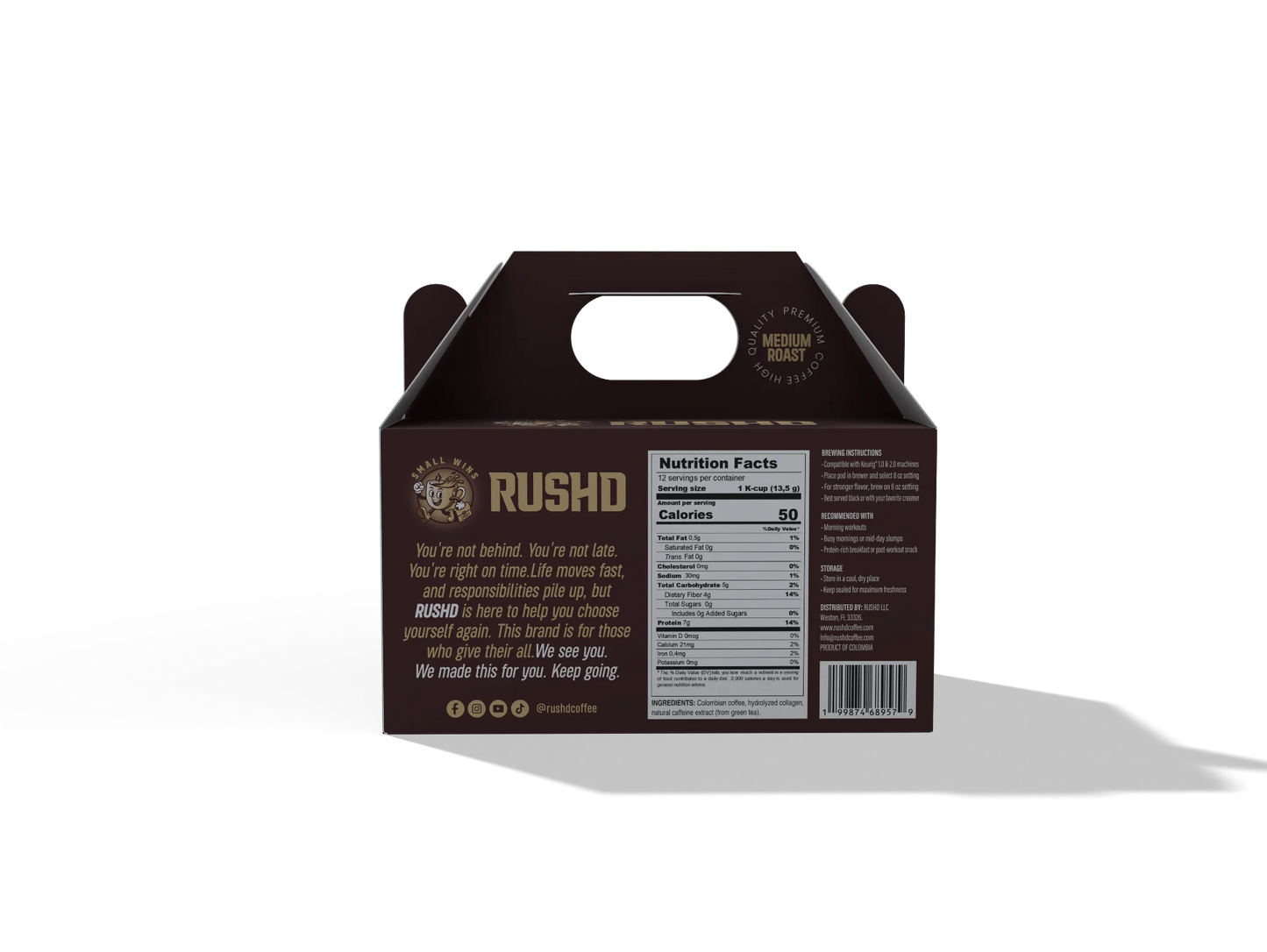 Rush’d Protein Coffee Pods