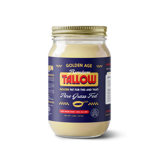 Golden Age Fats Grass Fed Beef Tallow 14oz