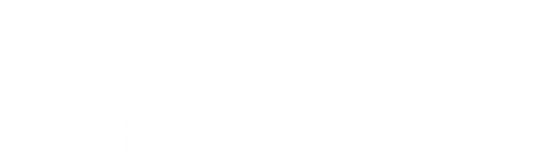 The Shelf logo white